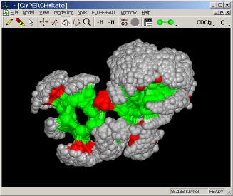 図：分子モデリング